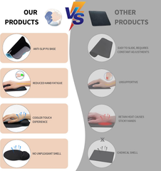 eulps Mouse Pad with Wrist Rest, Comfortable Computer Mousepad with Gel Wrist Support Smooth Surface and Non-Slip PU Base for Pain Relief, Laptop, Office & Home (Leafy Lushness)