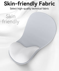 eulps Mouse Pad with Gel Wrist Rest, Ergonomic Comfortable Computer Wrist Support for Laptop, Pain Relief Mousepad with Non-Slip PU Base for Office & Home (Grey)