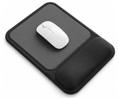 eulps Ergonomic Mouse Pad with Wrist Rest, Gel Mousepad with Soft Wrist Support, Non-Slip PU Base, Smooth Surface Mouse Pad for Wrist Pain Relief, Computer Laptop Office Home & Gaming (Classic Black)