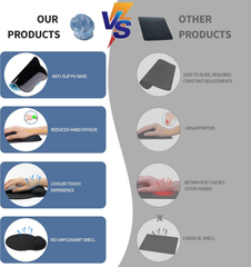eulps Mouse Pad with Wrist Rest, Comfortable Computer Mousepad with Gel Wrist Support Smooth Surface and Non-Slip PU Base for Pain Relief, Laptop, Office & Home (Ice Lotus)